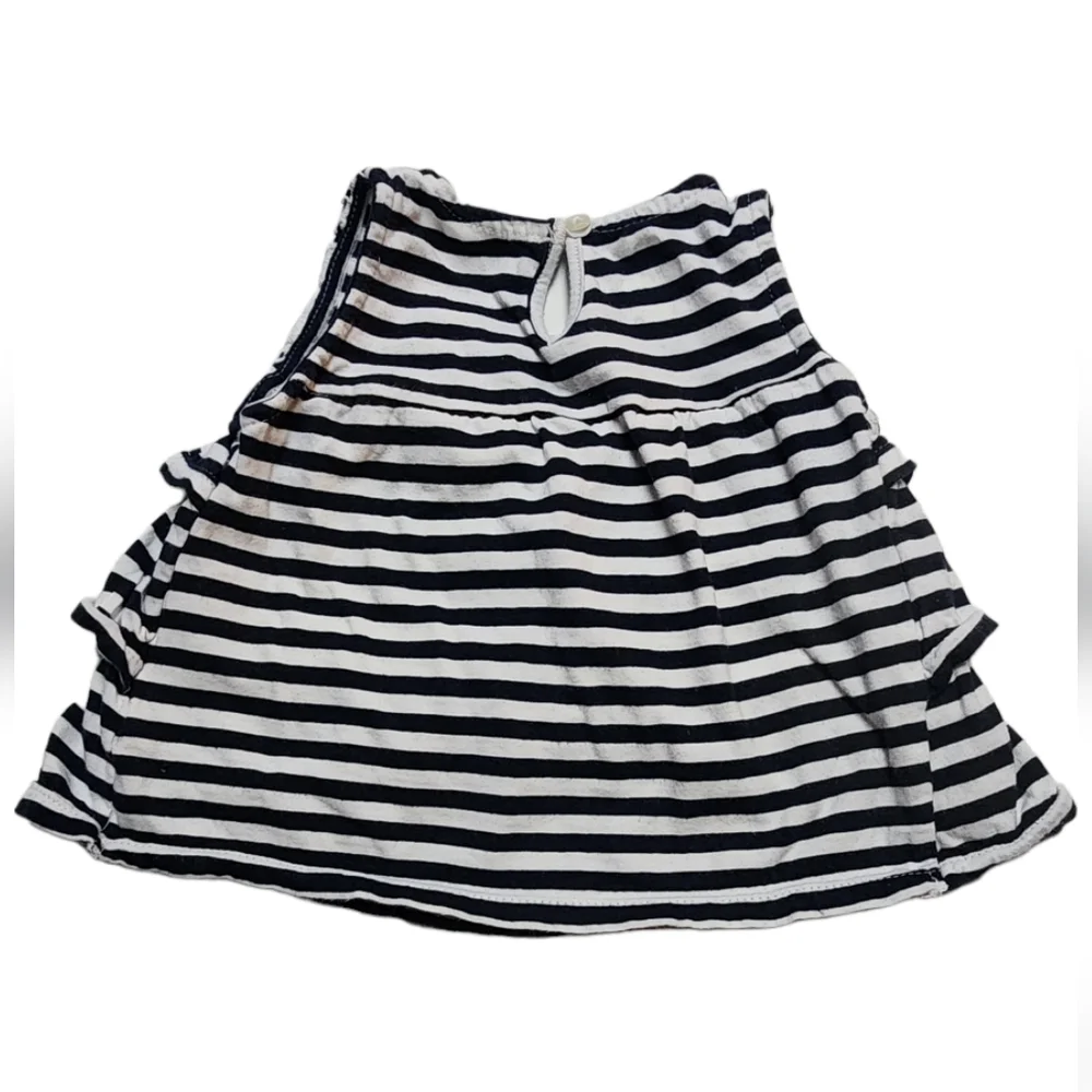 2 Items 1 Price Ruffled Top Denim Pants Girls Size 12 Months